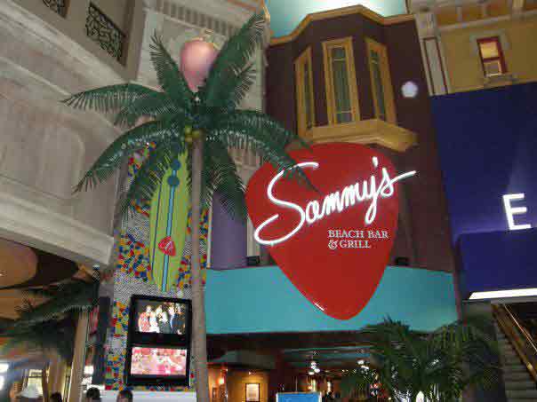 image of a palm tree inside a shopping center