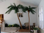 image of artificial palm trees